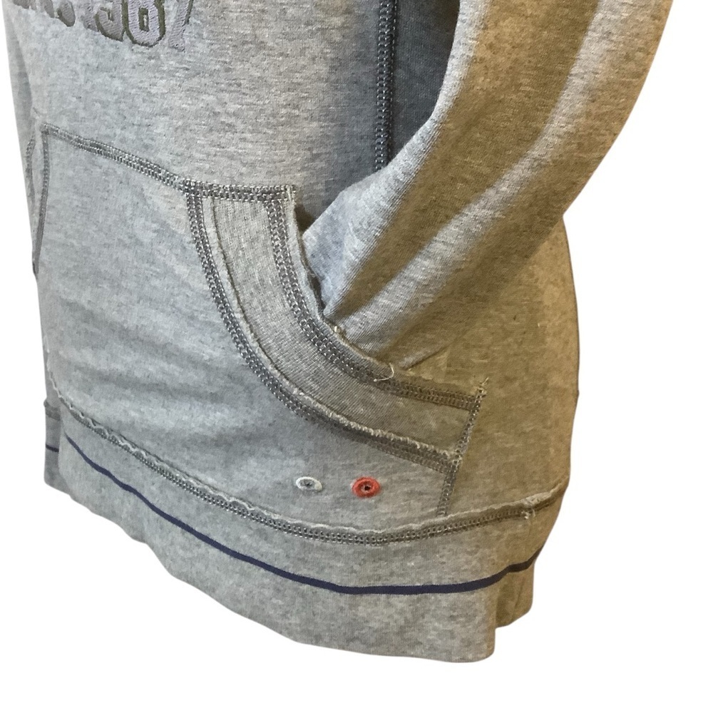 Napapijri Logo Sweatshirt Women’s Size S Grey Cotton Stretch Graphic Pullover - Picture 7 of 15